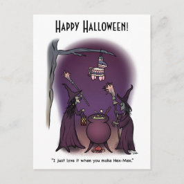Hex Mex Halloween Postkarte