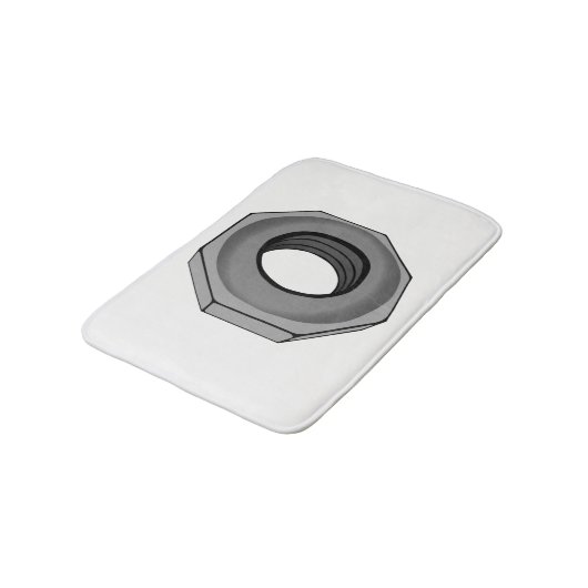 Hex Nut Badematte (Schrägansicht)