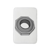 Hex Nut Badematte (Vorderseite Vertikal)