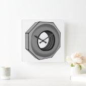 Hex Nut Quadratische Wanduhr (Zuhause)