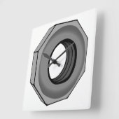 Hex Nut Quadratische Wanduhr (Winkel)