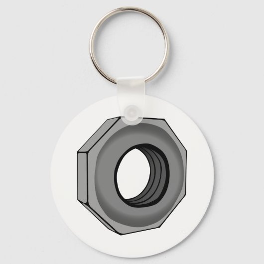 Hex Nut Schlüsselanhänger (Vorderseite)