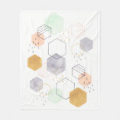 Hex Scatter Fleecedecke (Vorderseite)