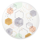 Hex Scatter Keramikknauf (Vorderseite)