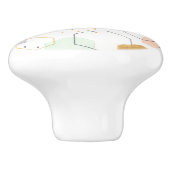 Hex Scatter Keramikknauf (Seitenansicht)