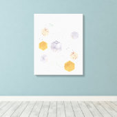 Hex Scatter Leinwanddruck (Insitu (Holzboden))