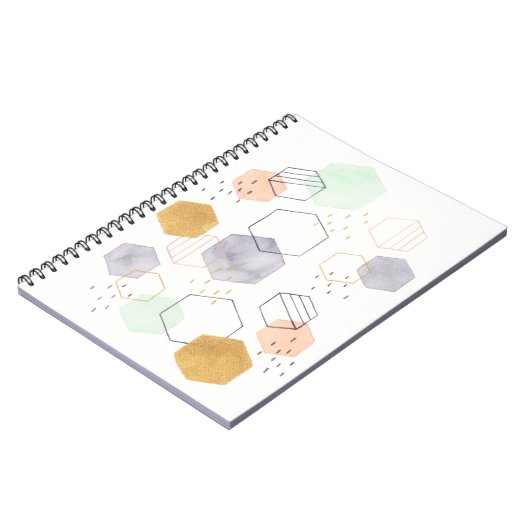 Hex Scatter Notizblock (Linke Seite)