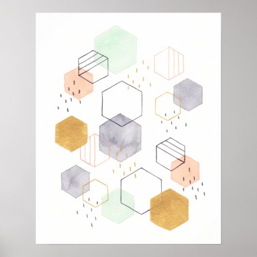 Hex Scatter Poster (Vorne)