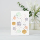 Hex Scatter Postkarte (Stehend Vorderseite)