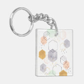 Hex Scatter Schlüsselanhänger (Vorderseite links)