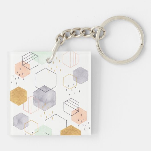 Hex Scatter Schlüsselanhänger (Rückseite)