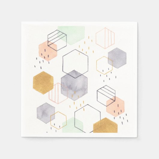 Hex Scatter Serviette (Vorderseite)