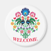 Hex Sign Polish Welcome Bird