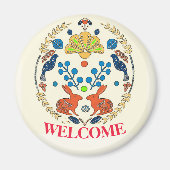 Hex Sign Polish Welcome Magnet (Vorne)