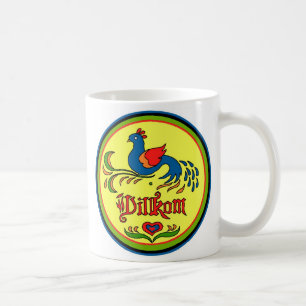 Hex Sign Welcome Bird Kaffeetasse