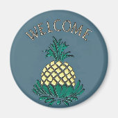 Hex Sign Welcome Pineape Magnet (Vorne)