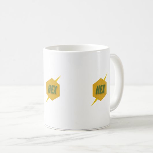 Hex-Tasse Kaffeetasse (VorderseiteRechts)