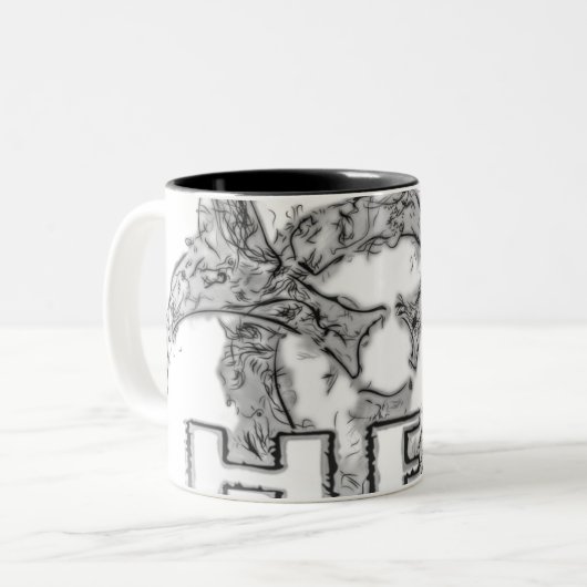 HEX-Tasse Zweifarbige Tasse (Vorderseite Links)