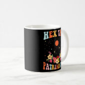 Hex the Patriarchate Funny für Männer Frauen und F Kaffeetasse (VorderseiteRechts)