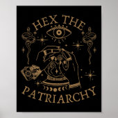 Hex the Patriarchy Feminist Hexe Poster (Vorne)