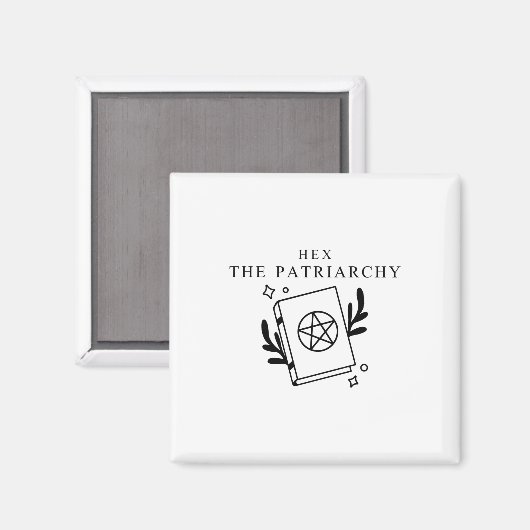 Hex the Patriarchy Magnet (Vorderseite/Rückseite)