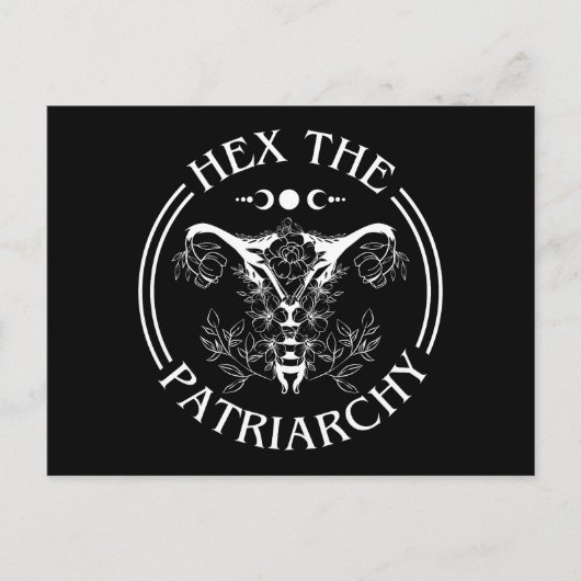Hex the Patriarchy Postkarte (Vorderseite)
