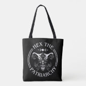 Hex the Patriarchy Tasche (Rückseite)