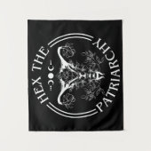 Hex the Patriarchy Wandteppich (Vorderseite)