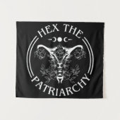 Hex the Patriarchy Wandteppich (Vorderseite (Horizontal))