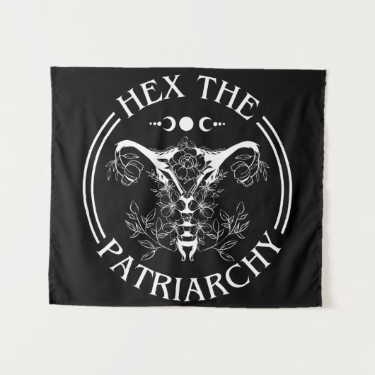 Hex the Patriarchy Wandteppich (Vorderseite (Horizontal))
