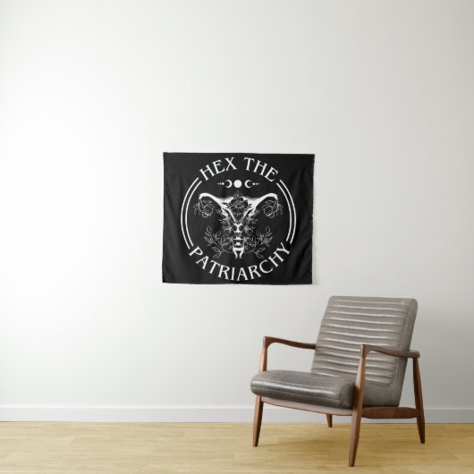 Hex the Patriarchy Wandteppich (Beispiel (Horizontal))