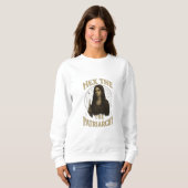 Hex the Patriarchy – Wiccan Witch Illustration  Sweatshirt (Vorne ganz)