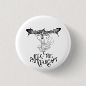 Hex the Patriarchy Witchy Button (Vorderseite)