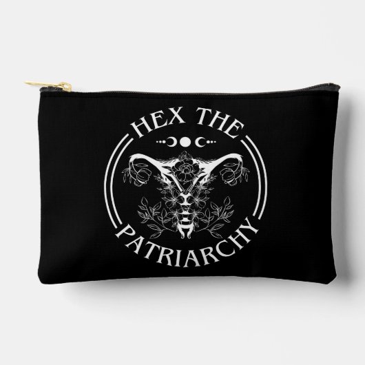 Hex the Patriarchy Zubehörtasche (Vorderseite)