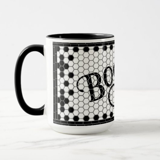 Hex Tile Print Boston Tasse (Links)