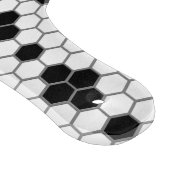 Hex Tile Print Monogram Cutting Board Schneidebrett (Ecke)