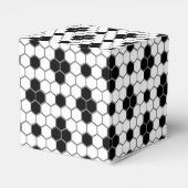 Hex Tile Print Monogram Fevor Box Geschenkschachtel (Rückseite)