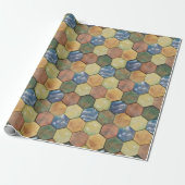 Hex Tile Wrapping Paper Geschenkpapier (Ungerollt)