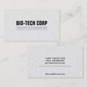 Hex | weiß visitenkarte (Vorne/Hinten)