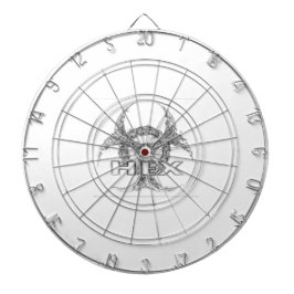 HEX Weiße Tafel Dartscheibe