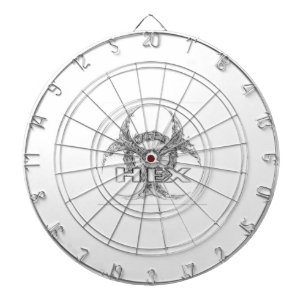 HEX Weiße Tafel Dartscheibe
