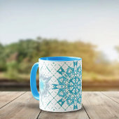 Hexa-Dreiecke-Yantra-Blätter Tasse