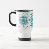 Hexa Dreiecke Yantra Petals Reisebecher (Links)