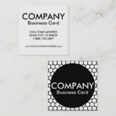 Hexa-Firmenkarte Quadratische Visitenkarte (Vorne/Hinten)