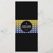 Hexa Honeycomb Apiary Honey Menu Menükarte (Rückseite)