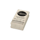 Hexa-Visitenkarte Gummistempel (Stempel)