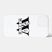 Hexachy Hexe Monogram Name Design Case-Mate iPhone Hülle (Rückseite (Horizontal))