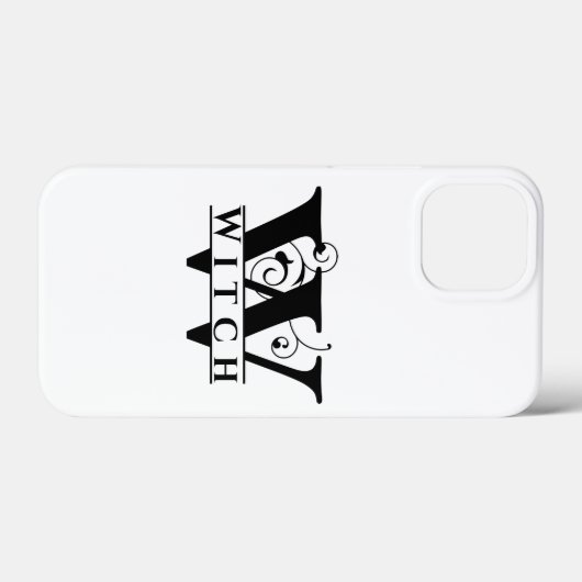 Hexachy Hexe Monogram Name Design Case-Mate iPhone Hülle (Rückseite (Horizontal))