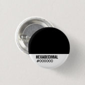 HEXADECIMAL-Farbvorlage - Maßgeschneiderte Button (Vorne & Hinten)