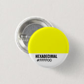 HEXADECIMAL-Farbvorlage - Maßgeschneiderte Button (Vorne & Hinten)